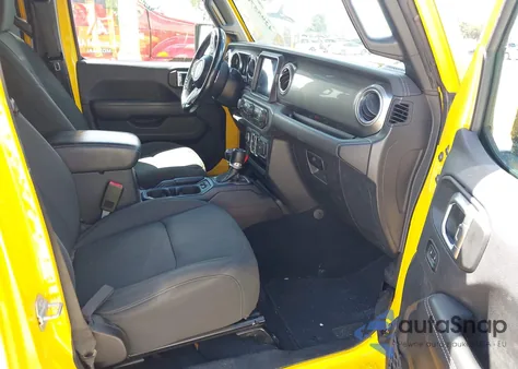 2021 Jeep Wrangler Unlimited Sahara 4X4 из США, поврежденный, VIN 1C4HJXEG8MW561709